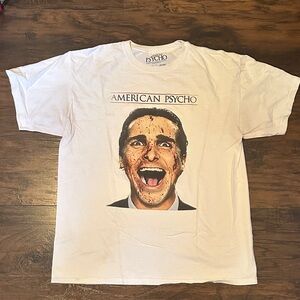 American Psycho Graphic White T-Shirt